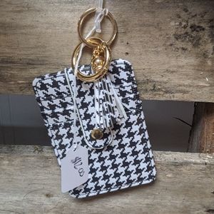 Keychain card holder